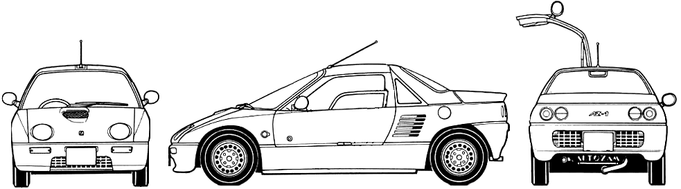 小汽车 Mazda AZ-1 1993