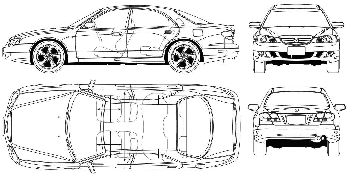 Cotxe Mazda Millenia Xedos 9