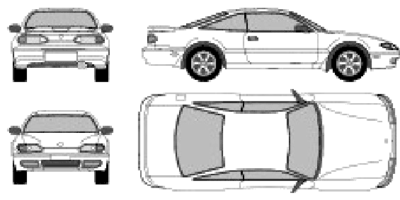 Automobilis Mazda MX-6 1998