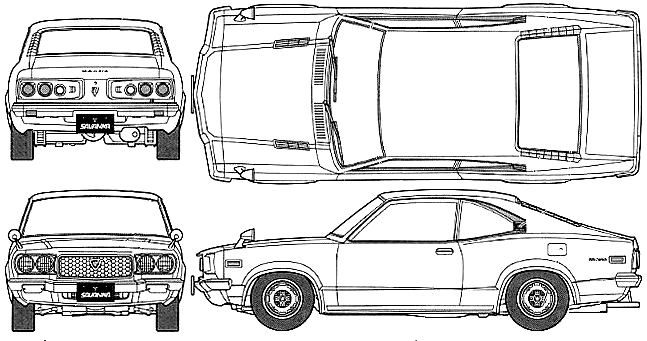 자동차 Mazda Savanna GT RX-3 1972