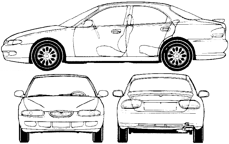 자동차 Mazda Xedos 6 V6 1992