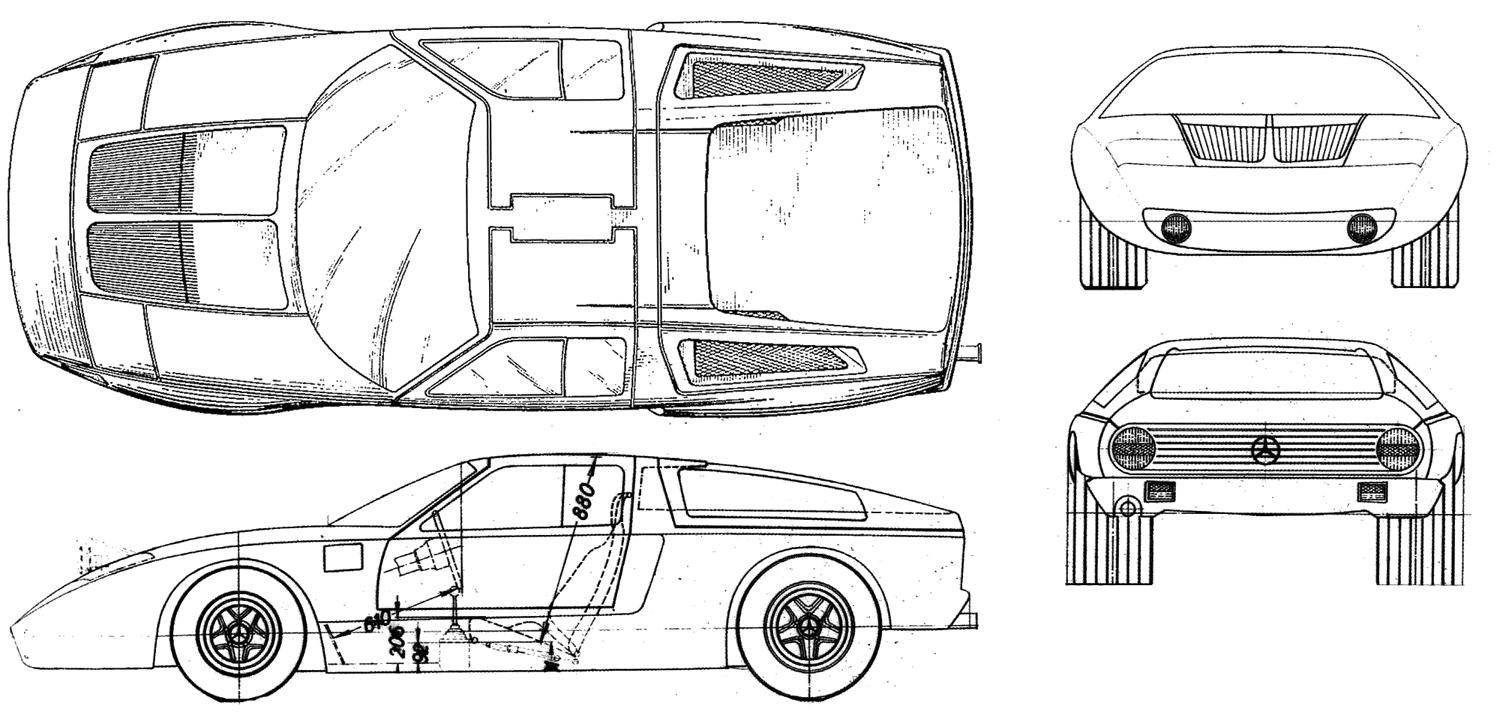 Karozza Mercedes Benz C111