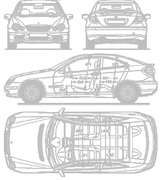 Karozza Mercedes C Class Coupe