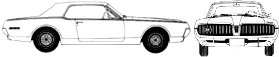 Automobilis Mercury Cougar 1967