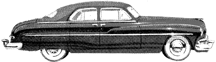 자동차 Mercury V8 4-Door Sedan 1949