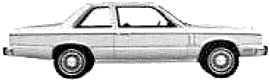 小汽车 Mercury Zephyr 2-Door Sedan 1979