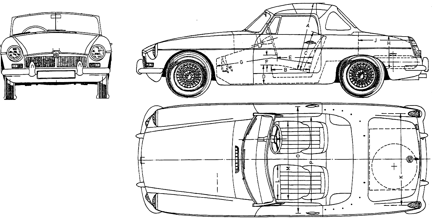 小汽車 MGB Mk. I