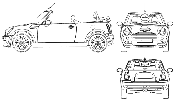 Automobilis Mini Cabrio