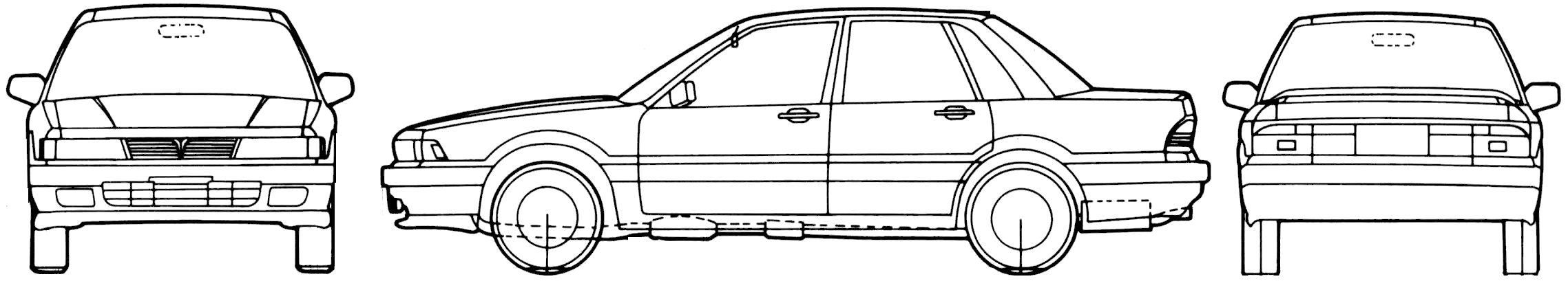 Car Mitsubishi Galant 1985 