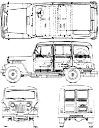 Karozza Mitsubishi Jeep J30