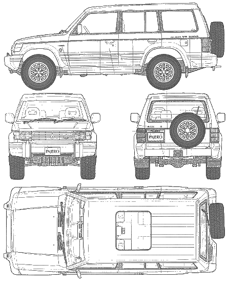 Karozza Mitsubishi Pajero