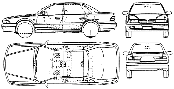 자동차 Mitsubishi Sigma 1991