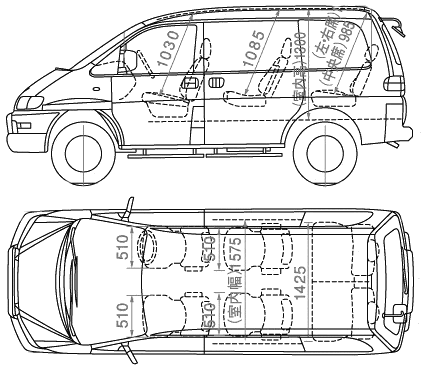 자동차 Mitsubishi Space Gear 2005