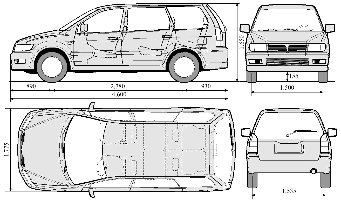 Auto Mitsubishi Spacestar GLX 7