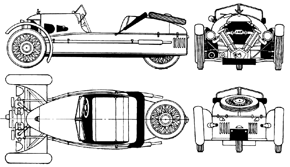 Cotxe Morgan 1926 