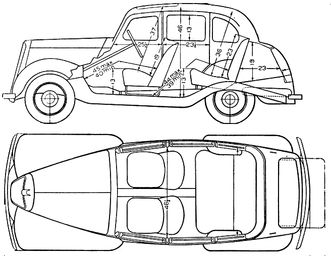 Automobilis Morris Ten-Four 1946