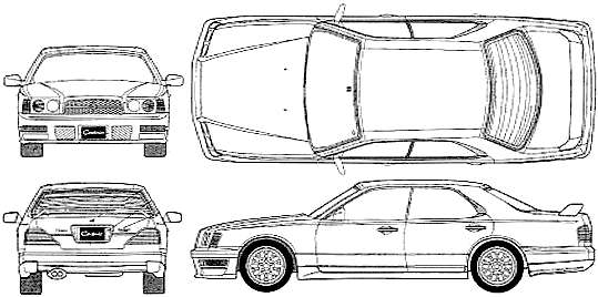 Auto Nissan Cedric Y33 1996
