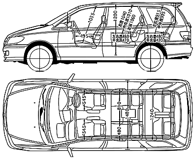 자동차 Nissan Presage 2002