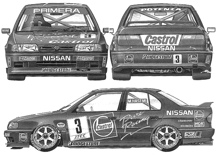 Karozza Nissan Primera JTCC