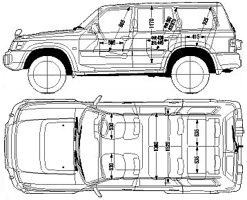 小汽车 Nissan Safari 5-Door 2001