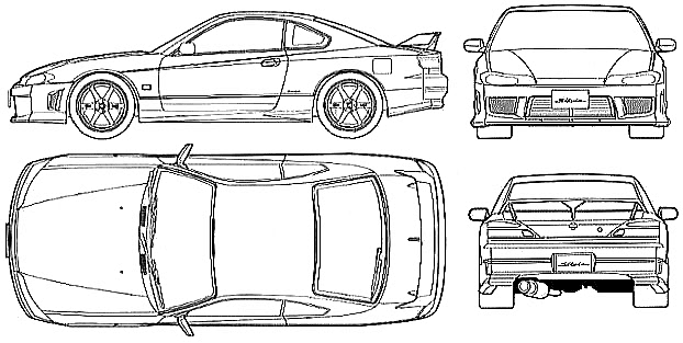 小汽车 Nissan Silvia S15 2001 