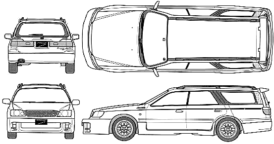 Car Nissan Stagea 260RS