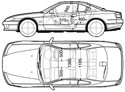 Automobilis Nissan Sylvia S15 1998