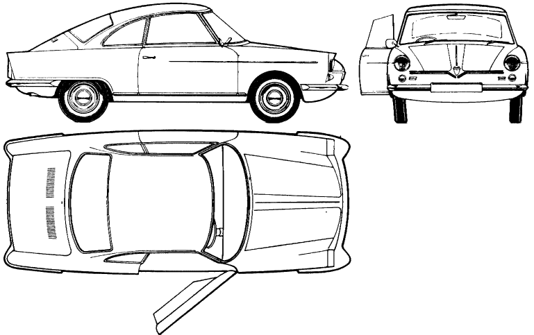 Auto NSU Sport Prinz 1965