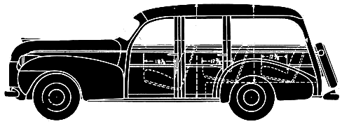 小汽车 Oldsmobile Deluxe Station Wagon 1948