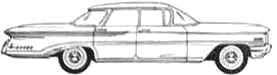 Automobilis Oldsmobile Eighty-Eight Sedan 1960