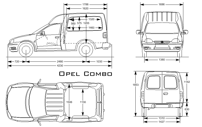 Karozza Opel Combo