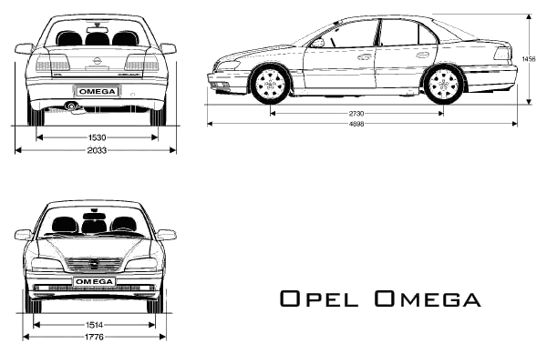 Karozza Opel Omega