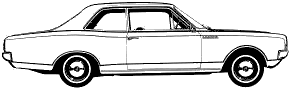 Karozza Opel Rekord B 2-Door 1969 
