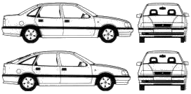 Automobilis Opel Vectra V6 2003 