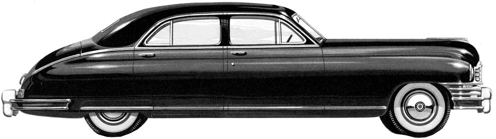 Car Packard Deluxe Super Eight Touring Sedan 1948