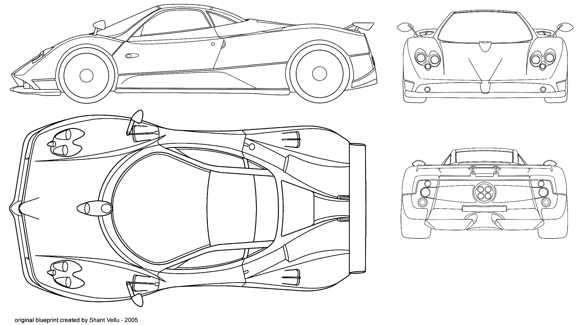 Automobilis Pagani Zonda C12