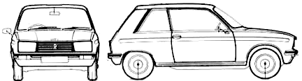 Karozza Peugeot 104 ZS 