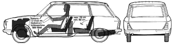 小汽車 Peugeot 204 Break 1971