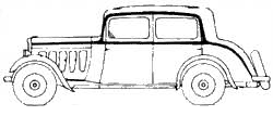 Karozza Peugeot 301C Berline FC3 1932