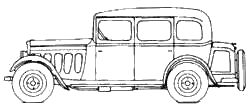 Mašīna Peugeot 301C Limousine N3L2 1932