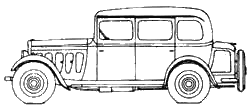 Mašīna Peugeot 301C Limousine N3S 1932