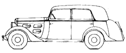 Karozza Peugeot 301CR Berline N8L 1933