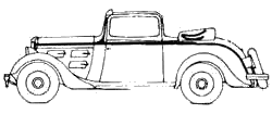 Cotxe Peugeot 301CR Coupe Decapotable CL4 1933