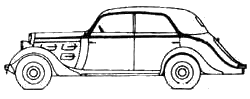 Mašīna Peugeot 301LR Berline Profilie NP5 1933