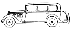 Car Peugeot 301LR Limousine Familiale N8F 1933 