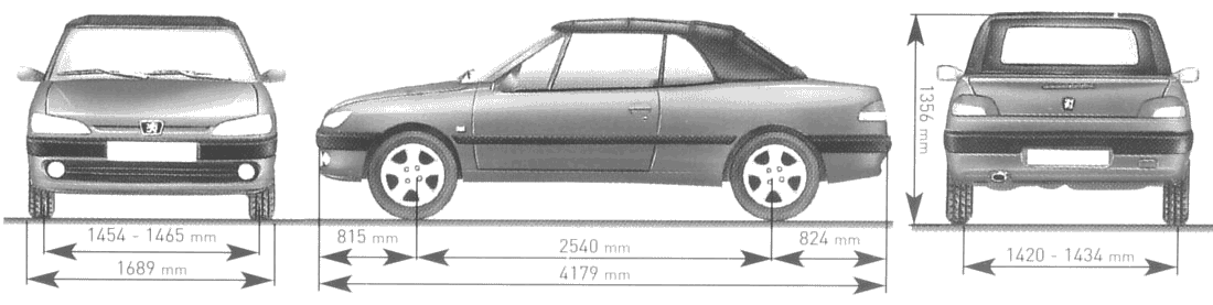 Cotxe Peugeot 306 Cabrio