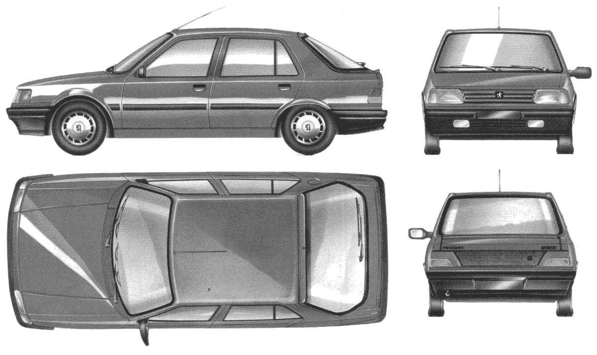 Car Peugeot 309 5-Door 