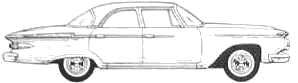 Mašīna Plymouth Belvedere Sedan 1961 