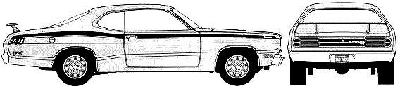 Mašīna Plymouth Duster 1971