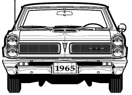 Karozza Pontiac GTO 1965